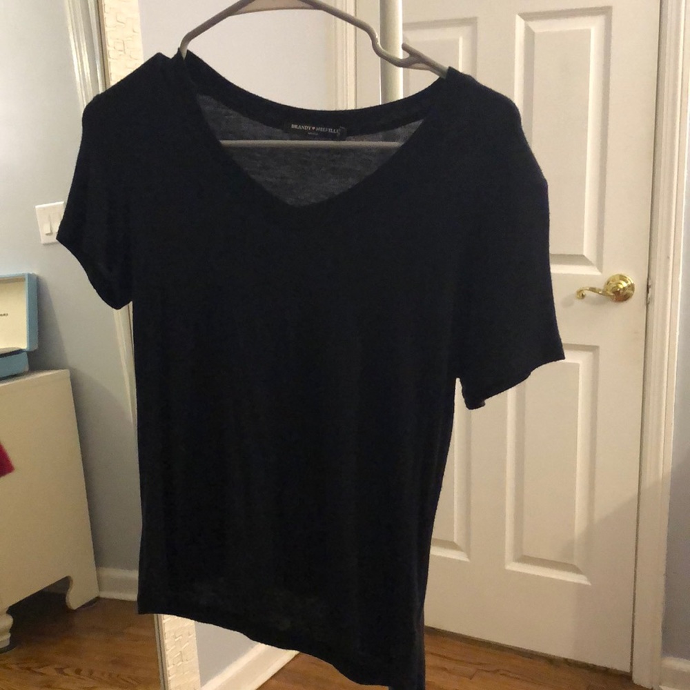 Black Brandy Melville V-neck